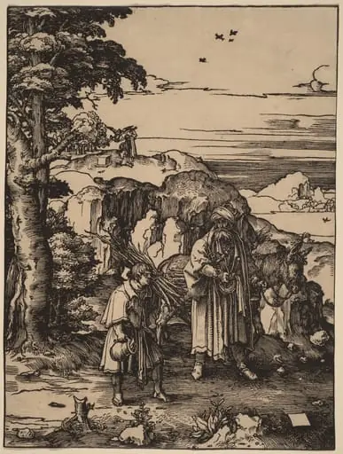 Abraham Going to Sacrifice Isaac, by Lucas van Leyden