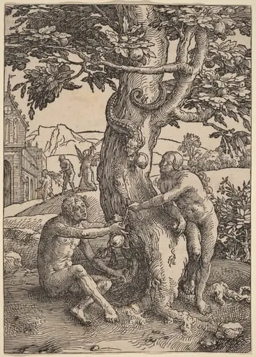 Adam and Eve, by Lucas van Leyden