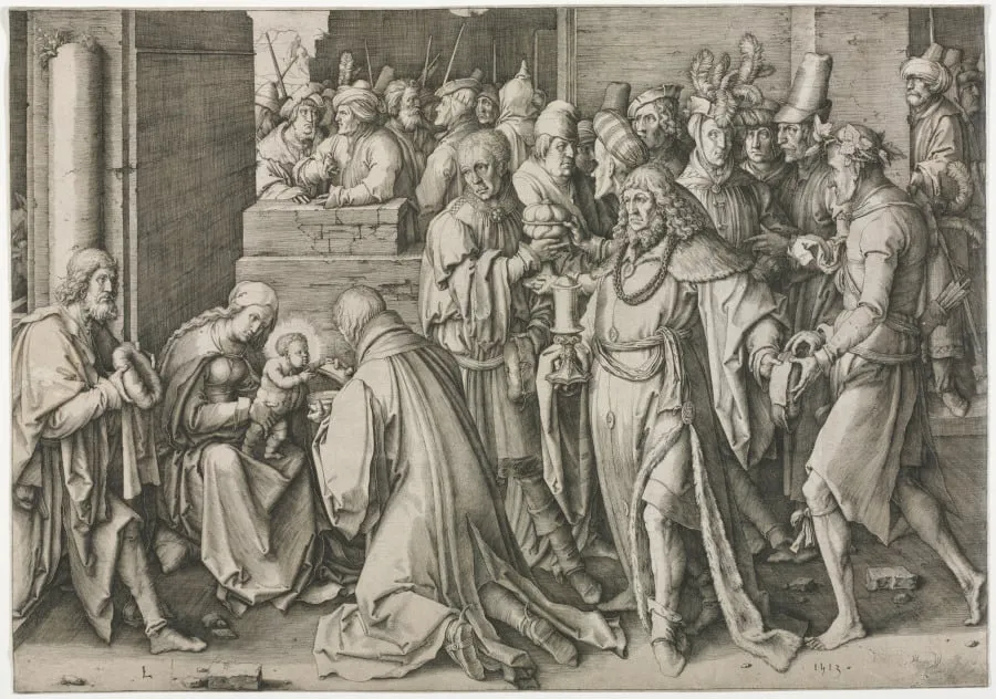 Adoration of the Magi, by Lucas van Leyden, 1513