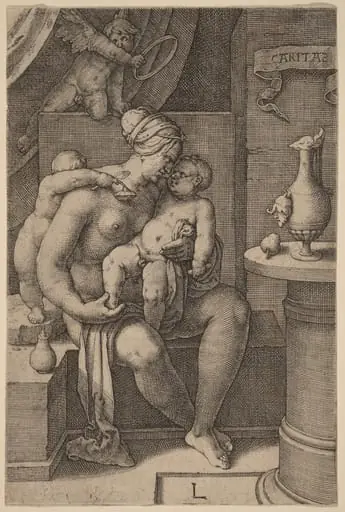 Caritas (Charity), by Lucas van Leyden