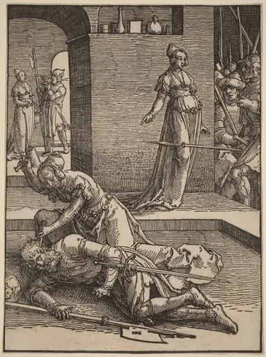 Jael Killing Sisera, by Lucas van Leyden