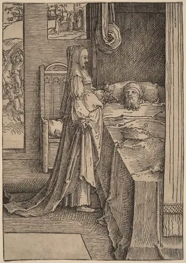 Jezebel and Ahab, by Lucas van Leyden