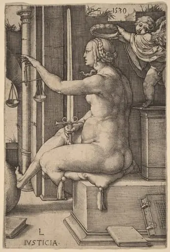Justicia (Justice), by Lucas van Leyden