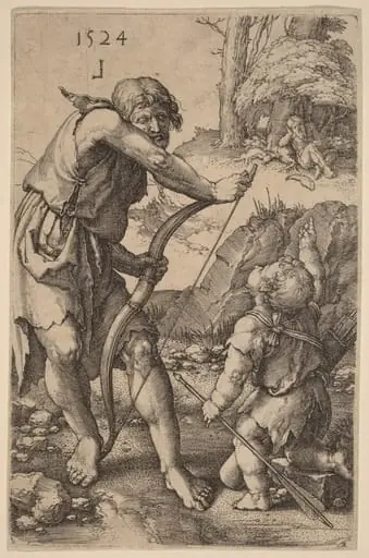 Lamech and Cain, by Lucas van Leyden