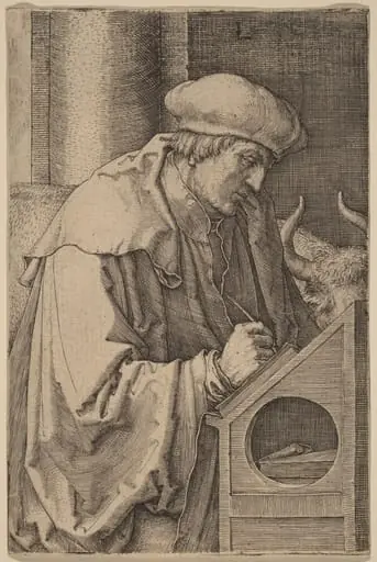 Saint Luke, by Lucas van Leyden