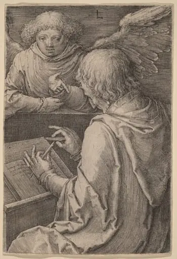 Saint Matthew, by Lucas van Leyden