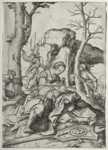 Samson and Delilah, by Lucas van Leyden