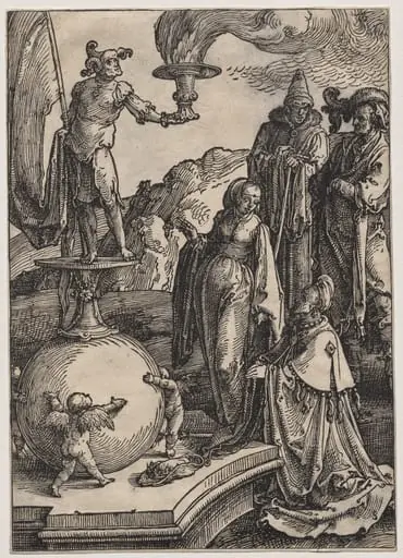 Solomon's Idolatry, by Lucas van Leyden