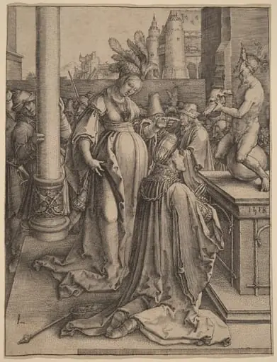 Solomon's Idolatry, by Lucas van Leyden