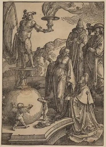 Solomon's Idolatry, by Lucas van Leyden