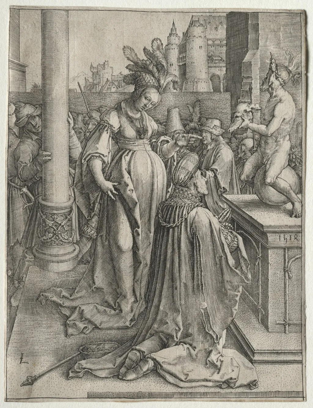 Solomon's Idolotry, by Lucas van Leyden, 1514