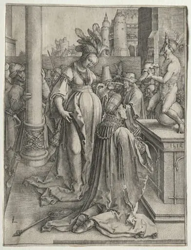 Solomon's Idolotry, by Lucas van Leyden