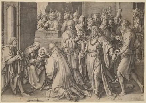 The Adoration of the Magi, by Lucas van Leyden