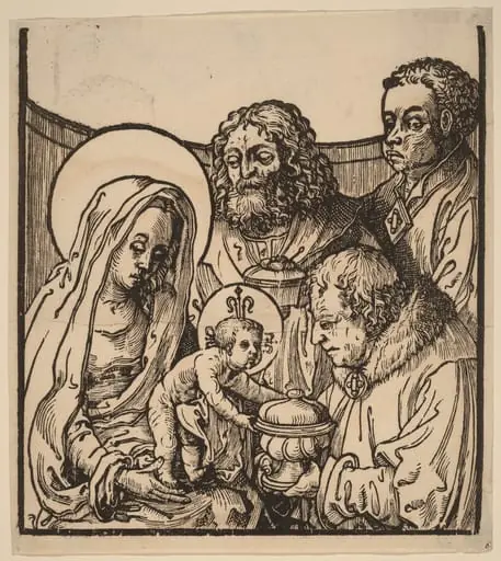 The Adoration of the Magi, by Lucas van Leyden