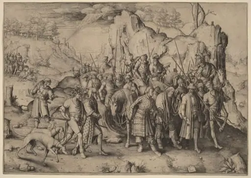 The Conversion of Saint Paul, by Lucas van Leyden