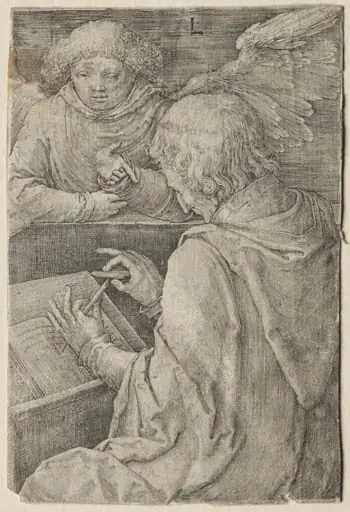 The Evangelists: St. Matthew, by Lucas van Leyden