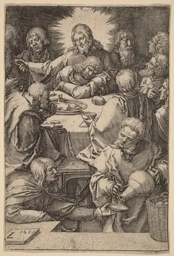 The Last Supper, by Lucas van Leyden
