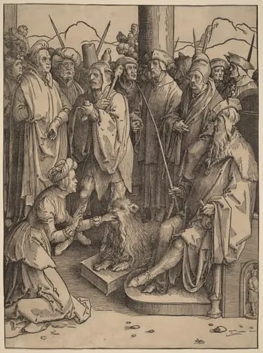 The Mouth of Truth, by Lucas van Leyden