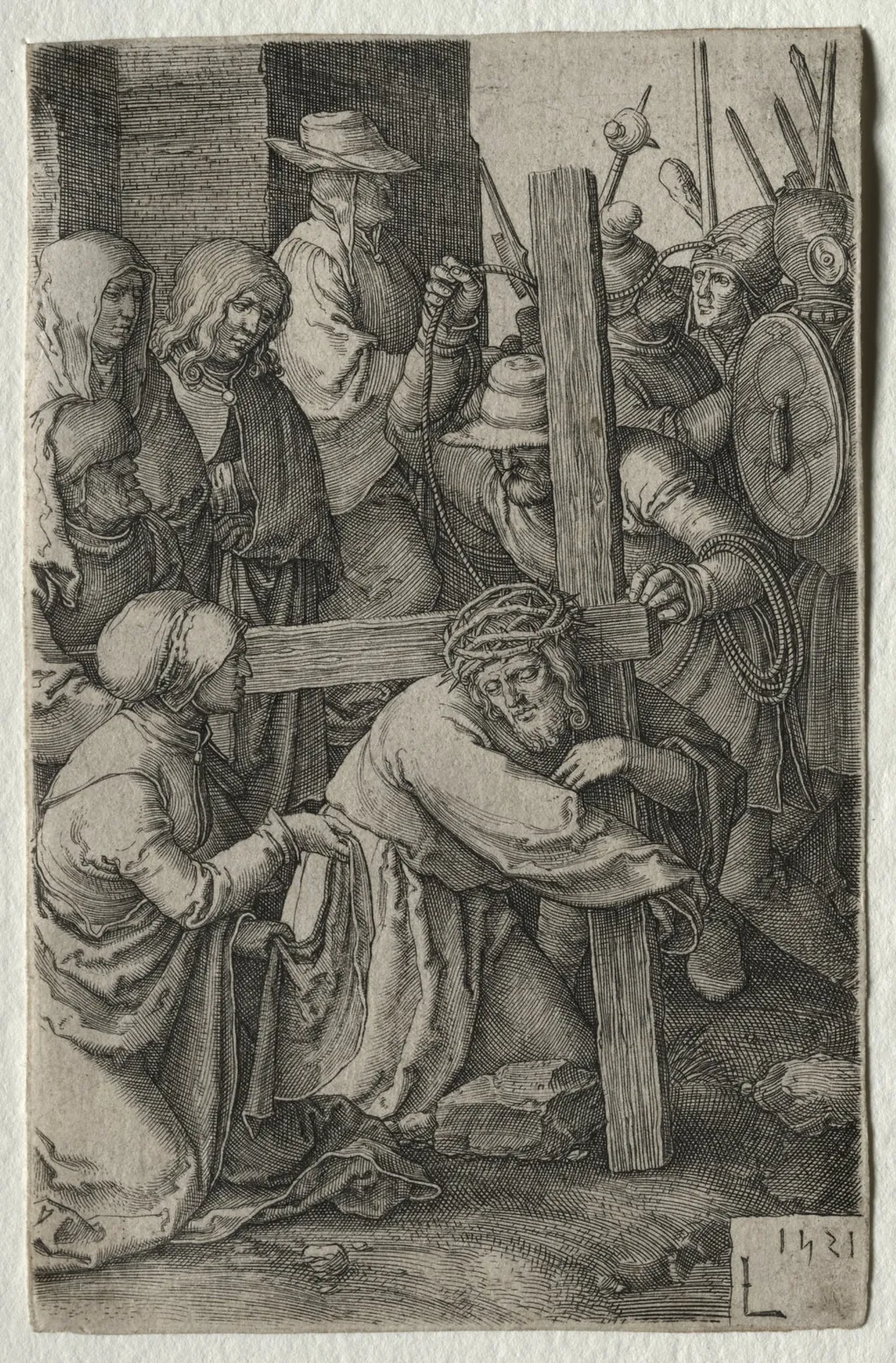 The Passion: Christ Carrying the Cross, by Lucas van Leyden, 1521