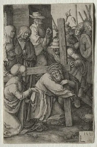 The Passion: Christ Carrying the Cross, by Lucas van Leyden