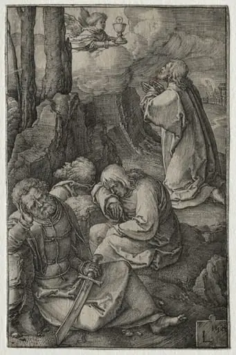 The Passion: The Agony in the Garden, by Lucas van Leyden