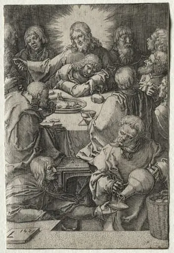 The Passion: The Last Supper, by Lucas van Leyden