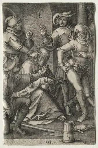 The Passion: The Mocking of Christ, by Lucas van Leyden