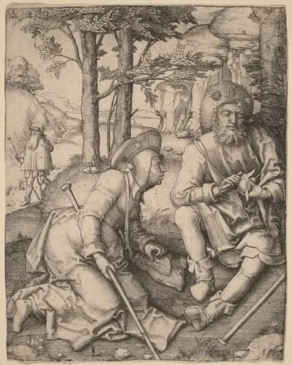 The Pilgrims, by Lucas van Leyden