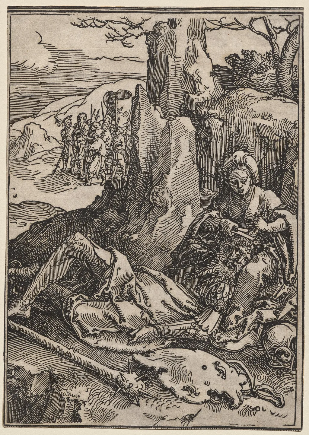 The Power of Women: Samson and Delilah, by Lucas van Leyden, 1518
