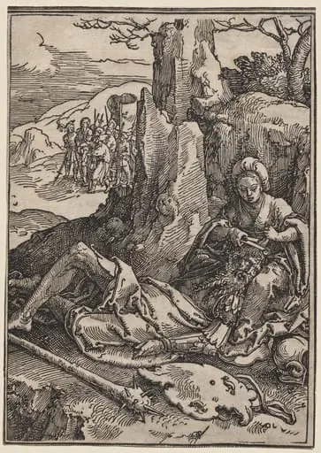 The Power of Women: Samson and Delilah, by Lucas van Leyden