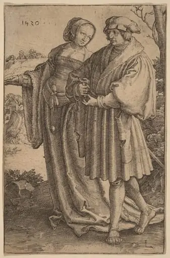 The Promenade, by Lucas van Leyden