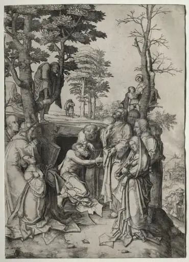 The Raising of Lazarus, by Lucas van Leyden