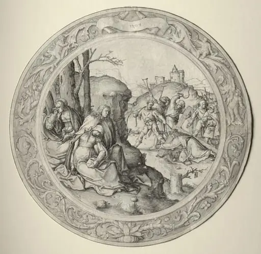 The Round Passion: Christ Carrying the Cross, by Lucas van Leyden