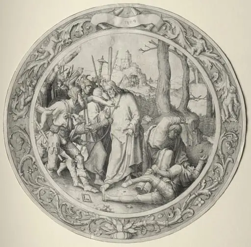 The Round Passion: The Betrayal of Christ, by Lucas van Leyden