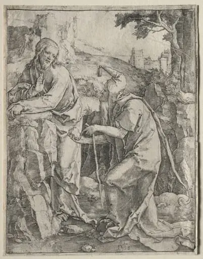 The Temptation of Christ, by Lucas van Leyden