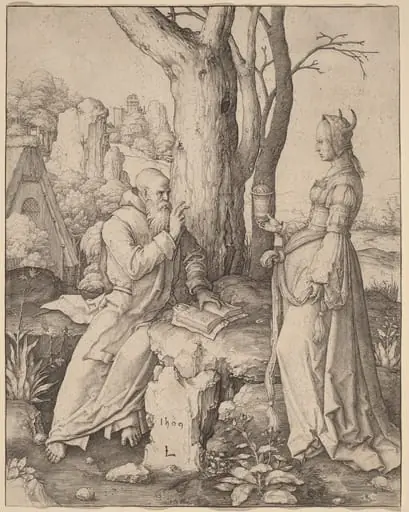 The Temptation of Saint Anthony, by Lucas van Leyden