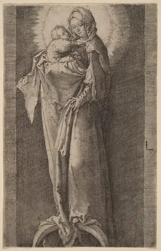 The Virgin in the Niche, by Lucas van Leyden