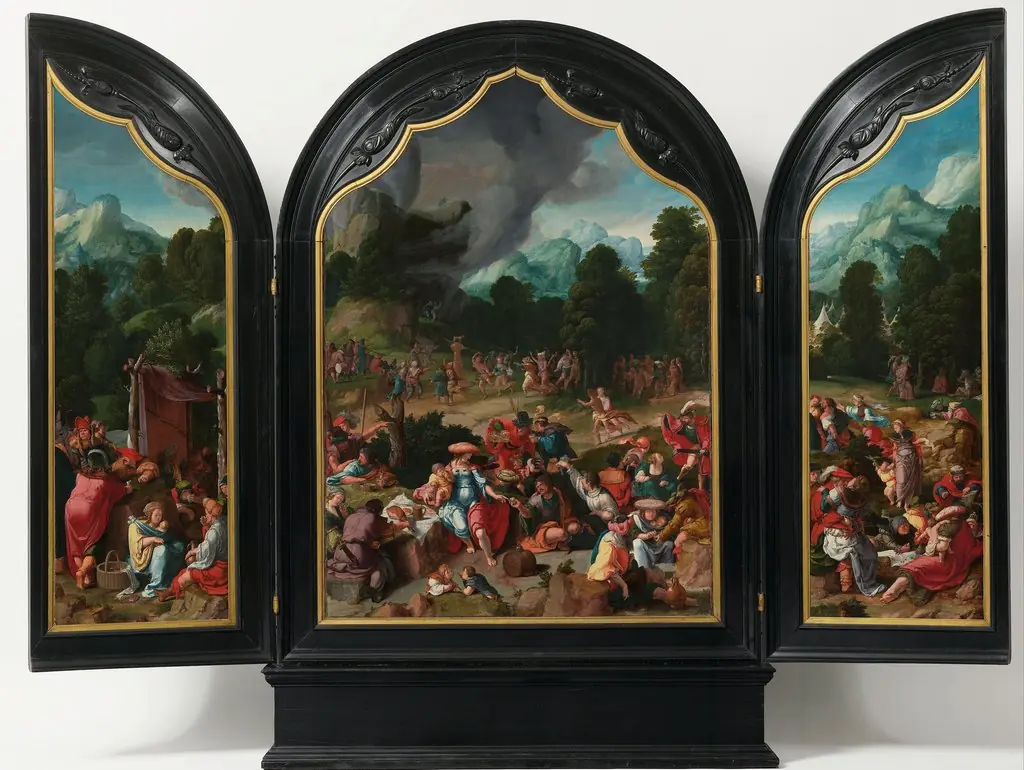 Worship of the Golden Calf, by Lucas van Leyden