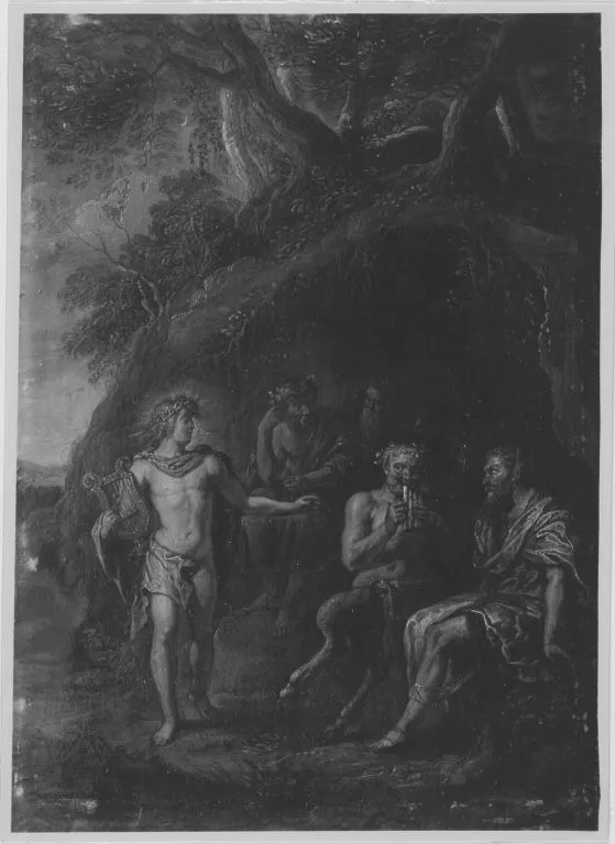Das Urteil des Midas, by Lucas van Uden, unspecified, 1633