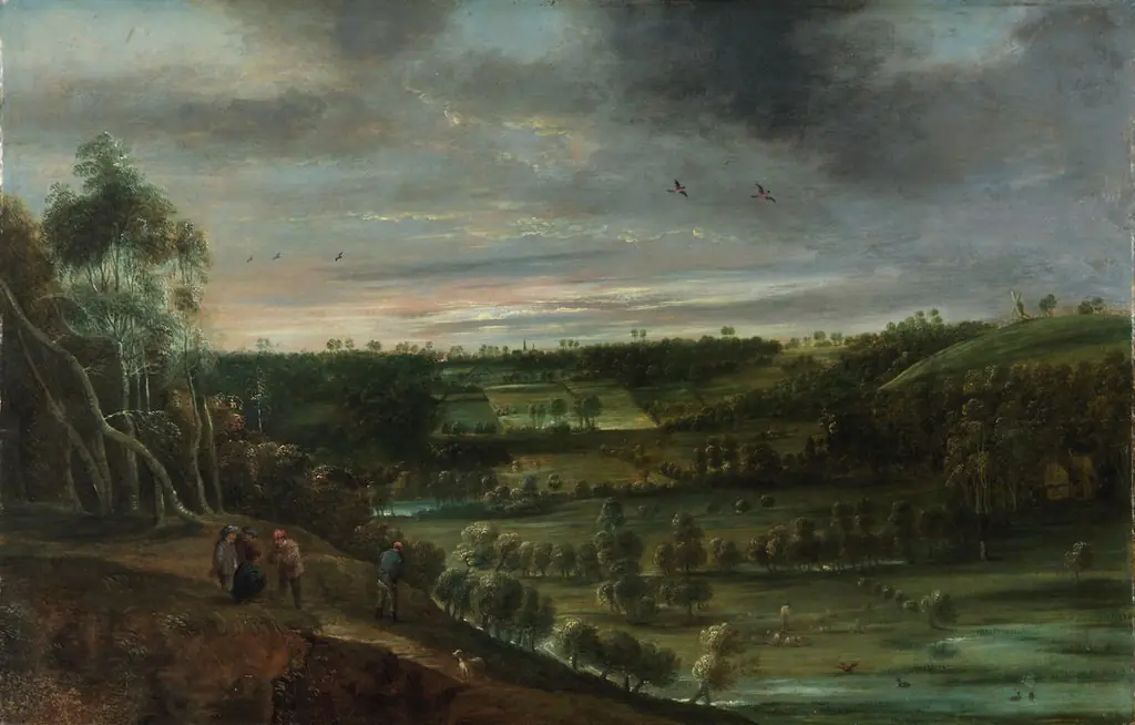 Evening Landscape, by Lucas van Uden