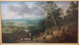 Peasants Merrymaking, by Lucas van Uden, 1643