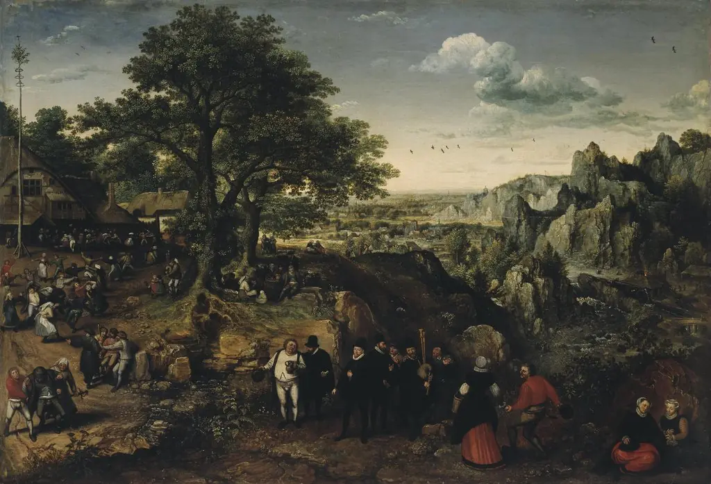 Landscape with a Rural Festival, by Lucas van Valckenborch