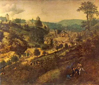 The Burtscheider valley near Aachen, by Lucas van Valckenborch, 1570