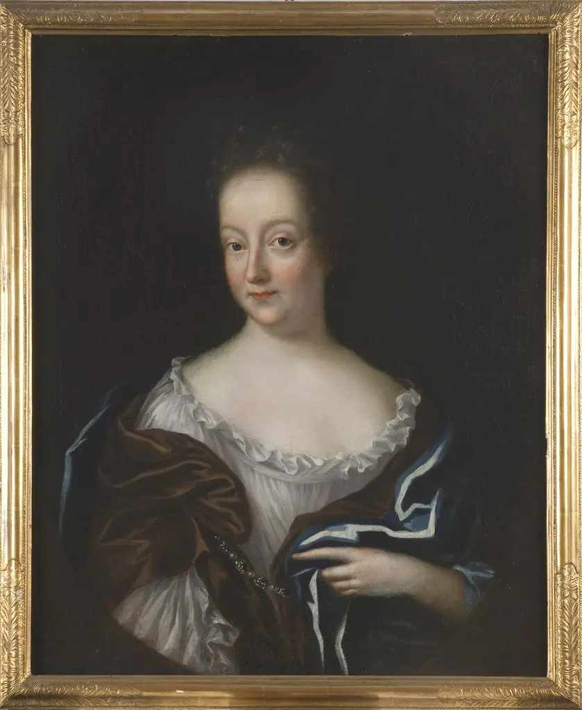Beata Elisabet von Königsmarck (1637-1723), grevinna, gift med greve Pontus Fredrik De la Gardie, by Lucas von Breda