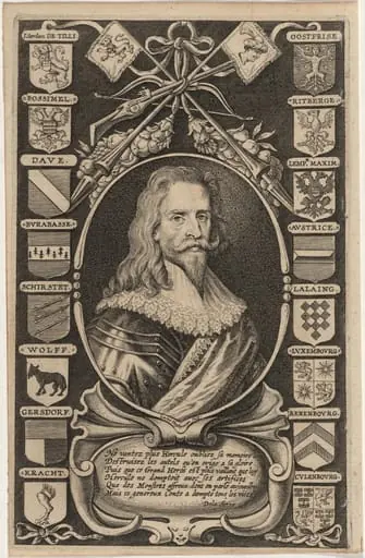 Johann Tzerklas, Count of Tilly, by Lucas Vorsterman II