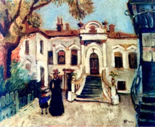 Casă veche din București, by Lucia Dem-Bălăcescu