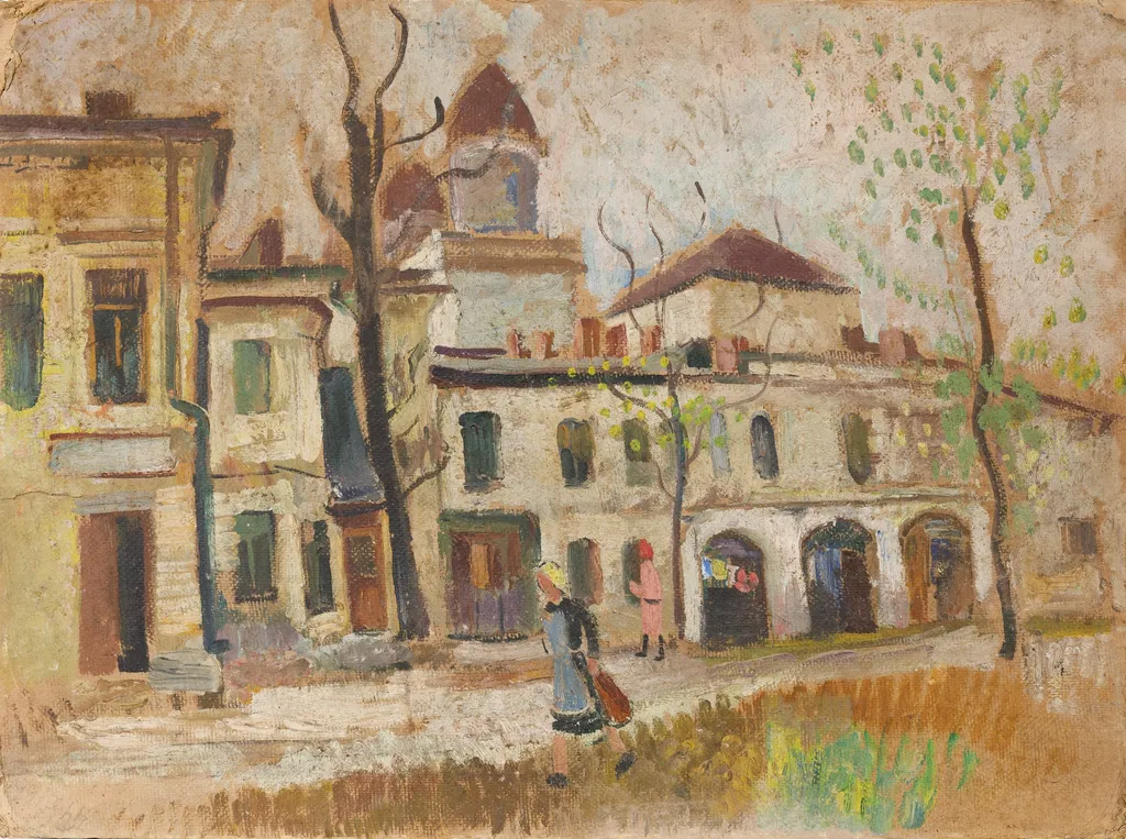 Peisaj citadin, by Lucia Dem-Bălăcescu, 1850
