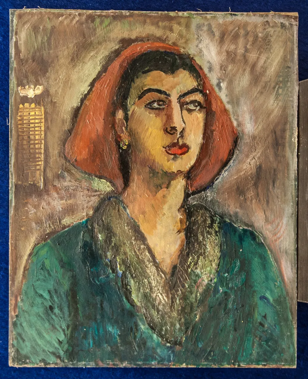 Portret de femeie, by Lucia Dem-Bălăcescu