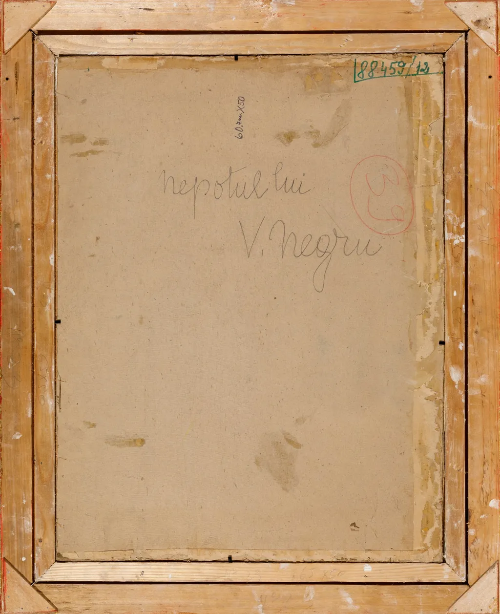 Portret - Nepotul lui V. Negru, by Lucia Dem-Bălăcescu, 1850