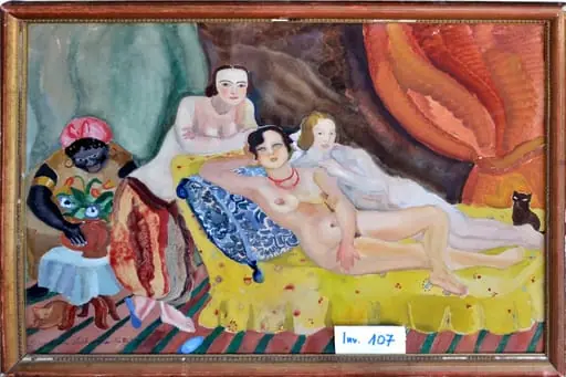 Compoziție cu nuduri (Omagiu lui Manet), by Lucia Demetriade-Bălăcescu